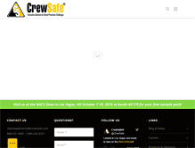 Tablet Screenshot of crewsafe.com